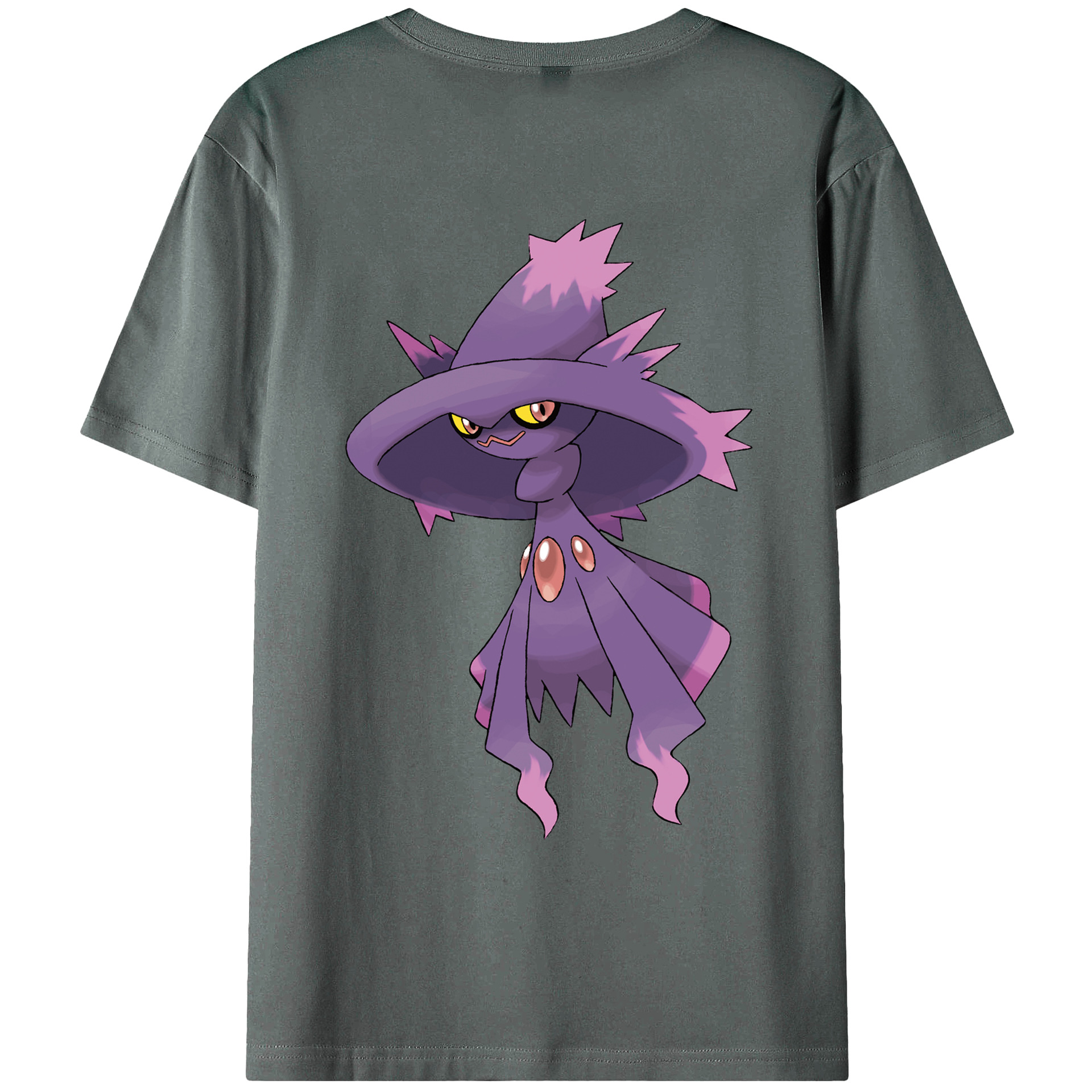 （画像用） ポケットモンスター Pokémon 綿100％ メンズ半袖Tシャツ（バックプリント） 通気性